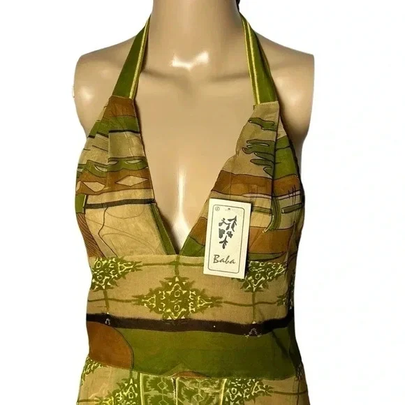 NWT ,summer dress, halter,fairy,whimsical,romantic, gypsy,boho,bohemian,VTG, S/M - Picture 2 of 16